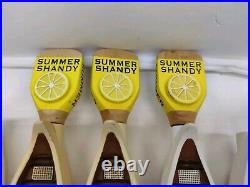 Lot Of 5 Leinenkugel Tap Beer Handles With 3 Summer Shandy Lemon Wheel