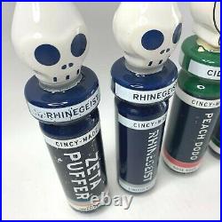 Lot Of 5 Rhinegeist Brewery Craft Beer Tap Handles Zeta Puffer, Cider, Tiger, LE