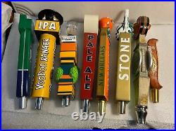 Lot Of 8 Plus 1 New U. S. Brewery Draft Beer Tap Handles. 9 Taps Total. All New