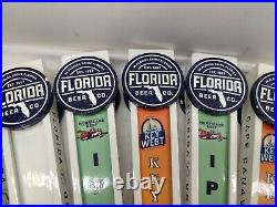 Lot Of 8 TAP HANDLES In Florida Drink Florida Beer- Restaurant/Bar