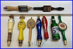 Lot Of 9 Beer Tap Handles