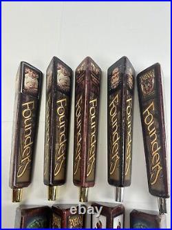 Lot Of 9 Founders Brewing IPA Beer Tap Handle Knob Bar 11 Lot Of 9 Founders Brewing IPA Beer Tap Handle Knob Bar 11