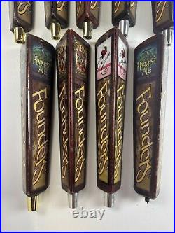 Lot Of 9 Founders Brewing IPA Beer Tap Handle Knob Bar 11 Lot Of 9 Founders Brewing IPA Beer Tap Handle Knob Bar 11