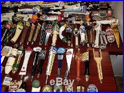 Lot of 113 beer tap handles Craft, Domestic, Huge Variety, Some Rare