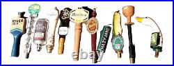 Lot of 11 Draft Beer Tap Handles Bar Decor Hoegaarden, Michelob, IPA variety +