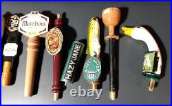 Lot of 11 Draft Beer Tap Handles Bar Decor Hoegaarden, Michelob, IPA variety +