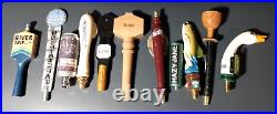 Lot of 11 Draft Beer Tap Handles Bar Decor Hoegaarden, Michelob, IPA variety +