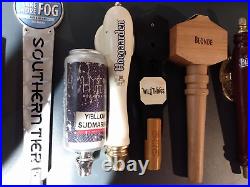 Lot of 11 Draft Beer Tap Handles Bar Decor Hoegaarden, Michelob, IPA variety +