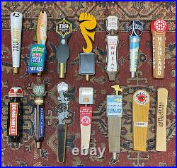 Lot of 14 Beer Taps Great For Man Cave Decoration