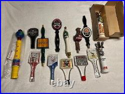 Lot of 14 beer tap handles