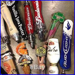 Lot of 17 beer tap handles