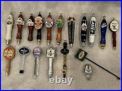 Lot of 18 Used Beer Tap Handles