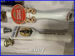 Lot of 19 beer tap handle collection