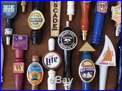 Lot of (21) beer tap handles