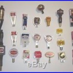 Lot of (22) Rare Vintage Acrylic Lucite Wood Beer Tap Handles