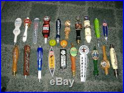 Lot of 22 beer tap handles-STONE, SIERRA, HOPSLAM, BUD, FAT TIRE, FOUNDERS++++