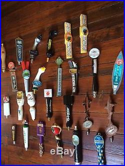 Lot of 26 Craft Beer Tap Handles Goose Island, Troegs, Ommegang, Dogfish Head