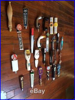 Lot of 26 Craft Beer Tap Handles Goose Island, Troegs, Ommegang, Dogfish Head