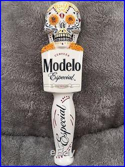 Lot of 2 Negra Modelo & Modelo Especial Dia De Los Muertos Beer Tap Handle Pulls