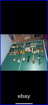 Lot of 46 Vintage Beer Tap Handles. Some rare