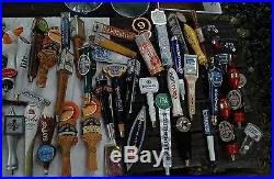 Lot of 55 Various Beer Tap Handles