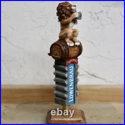 Lowenbrau Lion's Brew Lion on Barrel 3D Figural Beer Tap Handle SEE PHOTOS