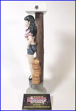 Lucette Brewing The Farmer's Daughter Blonde Ale Girl Beer Tap Handle 11 Tall