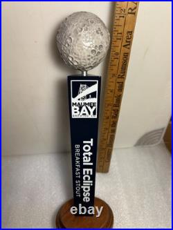 MAUMEE BAY BREWING TOTAL ECLIPSE BREAKFAST STOUT LUNAR draft tap handle. OHIO