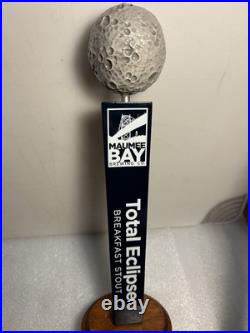 MAUMEE BAY BREWING TOTAL ECLIPSE BREAKFAST STOUT LUNAR draft tap handle. OHIO
