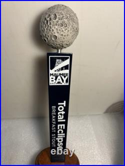 MAUMEE BAY BREWING TOTAL ECLIPSE BREAKFAST STOUT LUNAR draft tap handle. OHIO