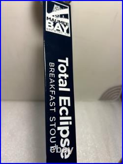 MAUMEE BAY BREWING TOTAL ECLIPSE BREAKFAST STOUT LUNAR draft tap handle. OHIO