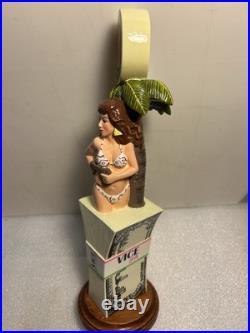 MIAMI BREWING VICE HOT DETECTIVE IN A BIKINI draft beer tap handle. FLORIDA