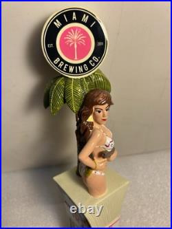 MIAMI BREWING VICE HOT DETECTIVE IN A BIKINI draft beer tap handle. FLORIDA