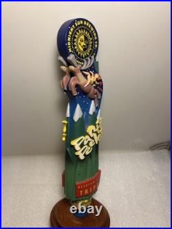 MIDNIGHT SUN PANTY PEELER BELGIAN TRIPEL draft beer tap handle. ALASKA