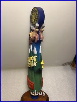 MIDNIGHT SUN PANTY PEELER BELGIAN TRIPEL draft beer tap handle. ALASKA