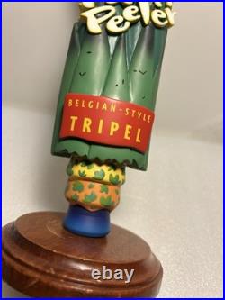 MIDNIGHT SUN PANTY PEELER BELGIAN TRIPEL draft beer tap handle. ALASKA
