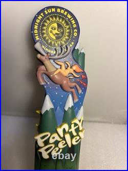 MIDNIGHT SUN PANTY PEELER BELGIAN TRIPEL draft beer tap handle. ALASKA