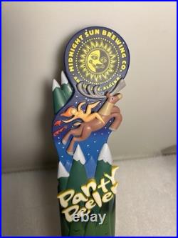 MIDNIGHT SUN PANTY PEELER BELGIAN TRIPEL draft beer tap handle. ALASKA