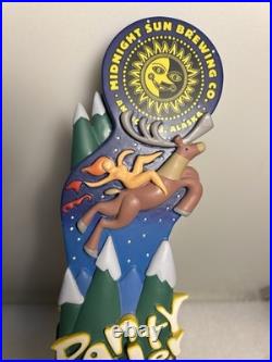 MIDNIGHT SUN PANTY PEELER BELGIAN TRIPEL draft beer tap handle. ALASKA