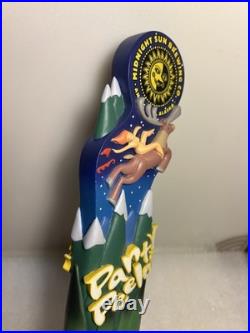 MIDNIGHT SUN PANTY PEELER BELGIAN TRIPEL draft beer tap handle. ALASKA