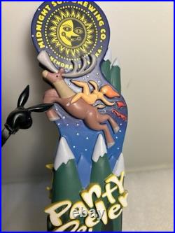 MIDNIGHT SUN PANTY PEELER BELGIAN TRIPEL draft beer tap handle. ALASKA