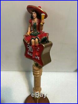MILLER HIGH LIFE GIRL ON THE MOON beer tap handle. EVERYWHERE USA