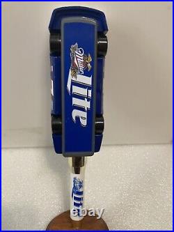 MILLER LITE NASCAR RACING draft beer tap handle. Miller/Coors. USA