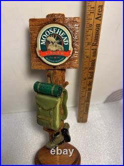 MOOSEHEAD HIKING OUTDOORS TRAIL MARKER Draft beer tap handle. CANADA MOOSEHEAD HIKING OUTDOORS TRAIL MARKER Draft beer tap handle. CANADA