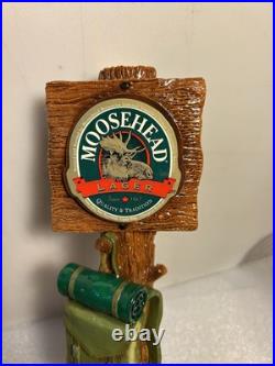 MOOSEHEAD HIKING OUTDOORS TRAIL MARKER Draft beer tap handle. CANADA