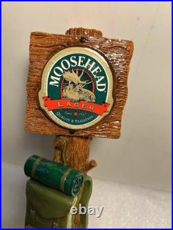 MOOSEHEAD HIKING OUTDOORS TRAIL MARKER Draft beer tap handle. CANADA