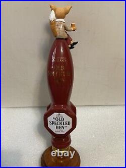 MORLAND BREWING OLD SPECKLED HEN draft beer tap handle. ENGLAND