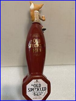 MORLAND BREWING OLD SPECKLED HEN draft beer tap handle. ENGLAND