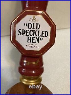 MORLAND BREWING OLD SPECKLED HEN draft beer tap handle. ENGLAND