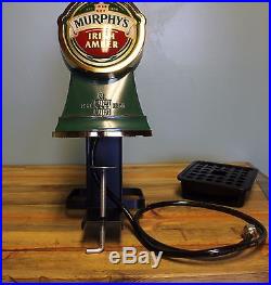 Murphy's Beer Engine, Brass Faucet & Tap Handle Made By Banner Equip In U. S. A